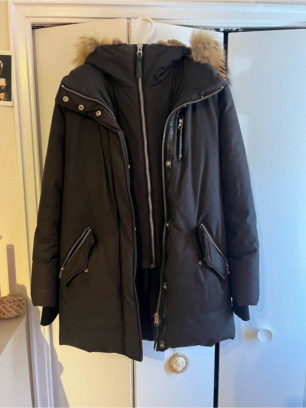 Mackage Adali Down Winter Parka - Black (Size Small)